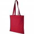 Orissa 100 g/m² organic cotton tote bag 7L, Red