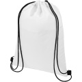 Oriole 12-can drawstring cooler bag 5L, White