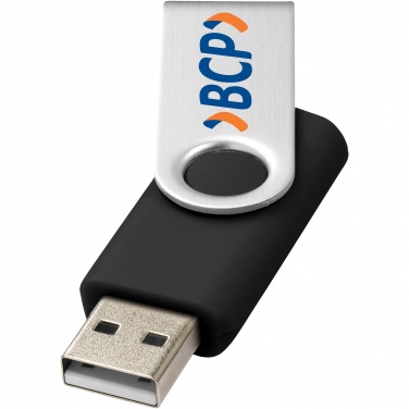 Logo trade corporate gifts image of: Rotate-basic 2GB USB flash drive