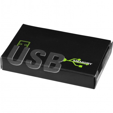 Logo trade promotional items image of: Slim card-shaped 2GB USB flash drive