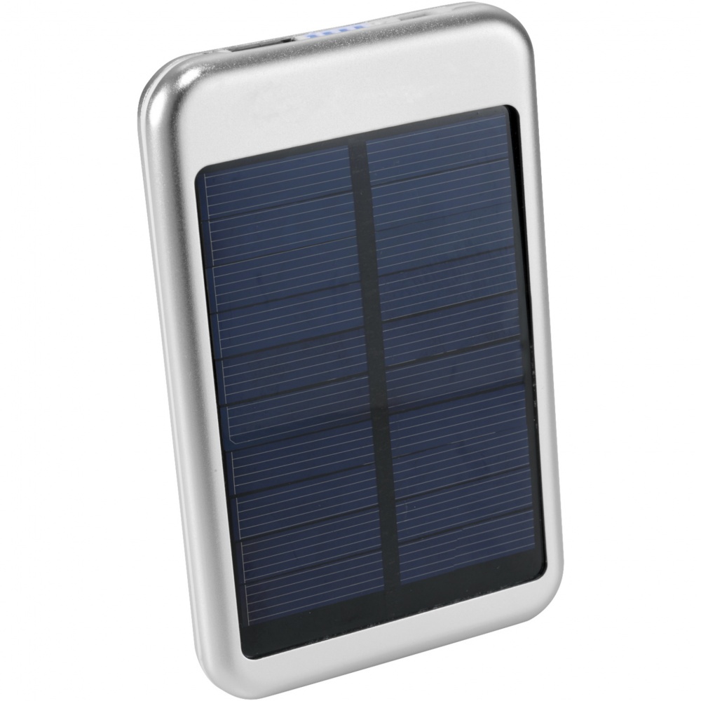 Logo trade promotional gifts picture of: Bask 4000 mAh solar power bank