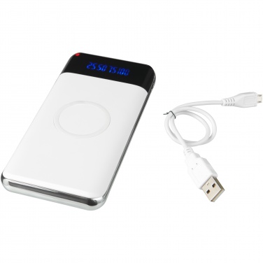 Logo trade corporate gifts picture of: Constant 10.000 mAh wireless power bank with LED