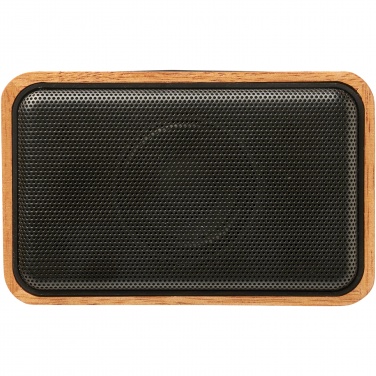 Logotrade corporate gift picture of: Wooden 3W speaker with wireless charging pad