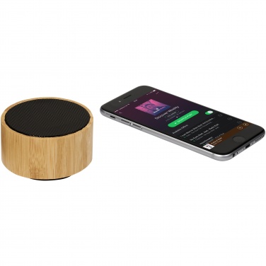 Logo trade corporate gifts image of: Cosmos bamboo Bluetooth® speaker