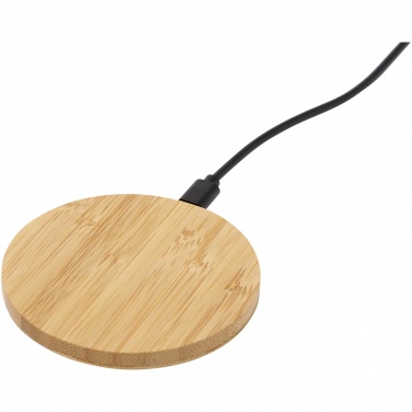 Logotrade promotional products photo of: Essence 5W bamboo wireless charging pad