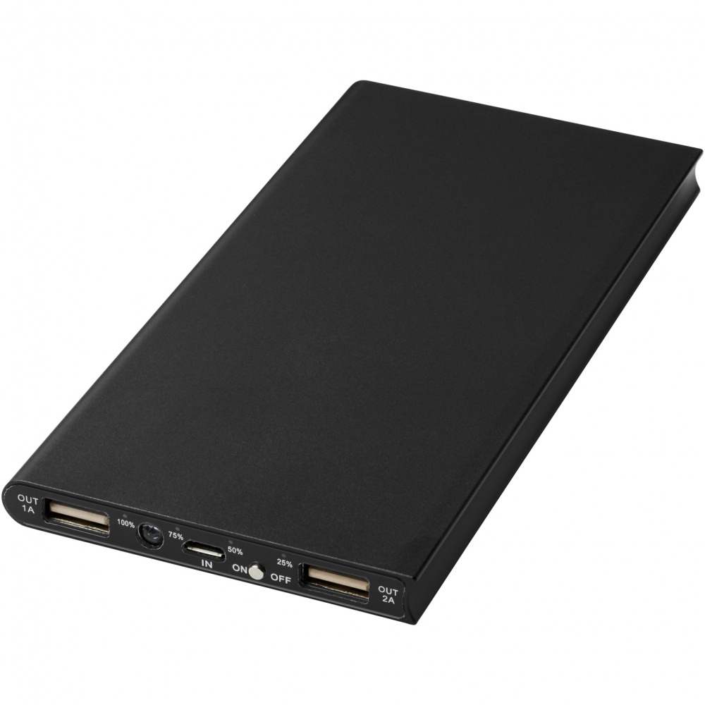 Logo trade promotional giveaways image of: Plate 8000 mAh aluminium power bank