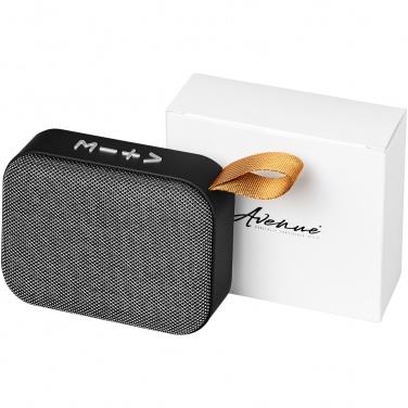 Logo trade promotional merchandise image of: Fashion fabric Bluetooth® speaker