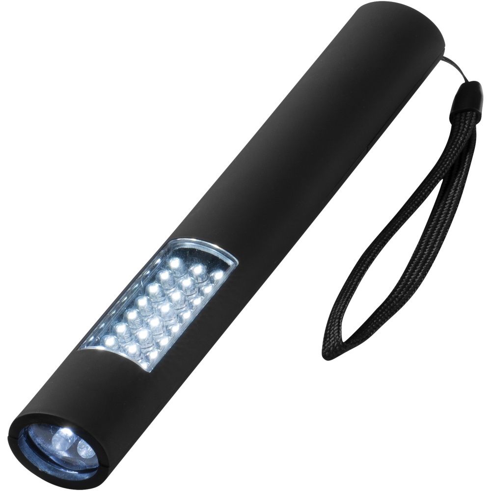 Logo trade corporate gifts image of: Lutz 28-LED magnetic torch light