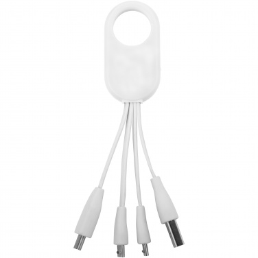 Logotrade promotional giveaway image of: Troup 4-in-1 charging cable with type-C tip