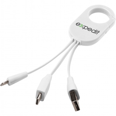 Logo trade promotional products image of: Troop 3-in-1 charging cable