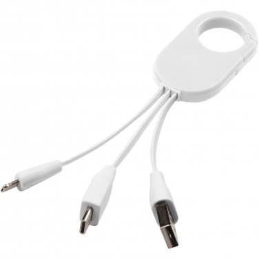 Logo trade promotional item photo of: Troop 3-in-1 charging cable