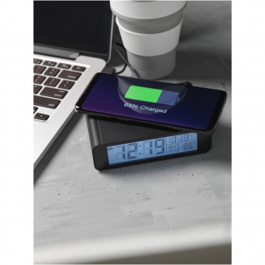 Logo trade advertising product photo of: Seconds 5W wireless charging clock