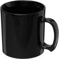 Standard 300 ml plastic mug, Solid black