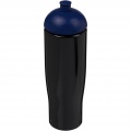 H2O Active® Tempo 700 ml dome lid sport bottle, Solid black / Blue