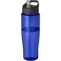 H2O Active® Tempo 700 ml spout lid sport bottle, Blue / Solid black