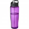 H2O Active® Tempo 700 ml spout lid sport bottle, Purple / Solid black