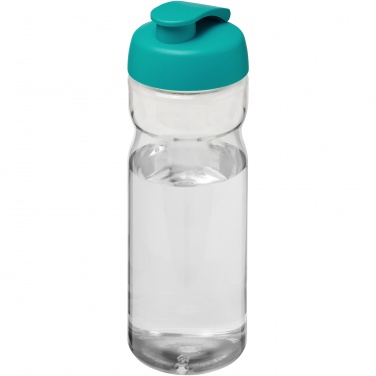 Logo trade promotional gifts image of: H2O Active® Base 650 ml flip lid sport bottle