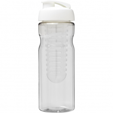 Logo trade corporate gifts image of: H2O Active® Base 650 ml flip lid sport bottle & infuser