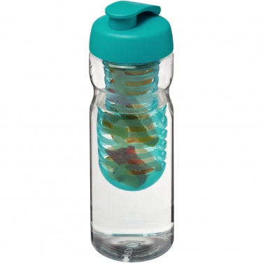 Logotrade corporate gift picture of: H2O Active® Base 650 ml flip lid sport bottle & infuser