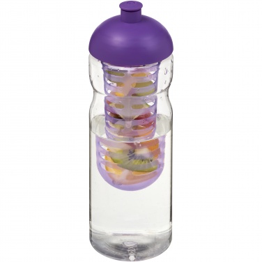 Logotrade promotional giveaway image of: H2O Active® Base 650 ml dome lid sport bottle & infuser