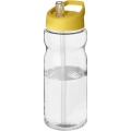 H2O Active® Base 650 ml spout lid sport bottle, Transparent / Yellow