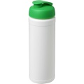 Baseline® Plus 750 ml flip lid sport bottle, White / Green