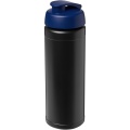 Baseline® Plus 750 ml flip lid sport bottle, Solid black / Blue