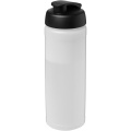 Baseline® Plus 750 ml flip lid sport bottle, Transparent / Solid black