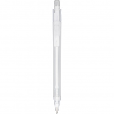 Logo trade promotional item photo of: Calypso frosted ballpoint pen