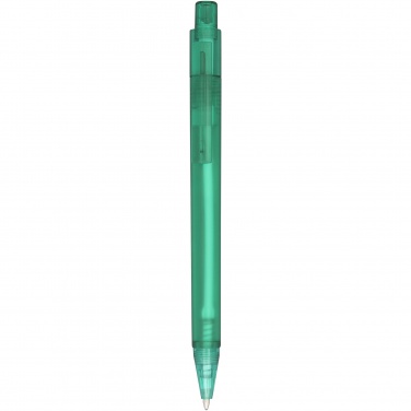 Logo trade promotional items image of: Calypso frosted ballpoint pen