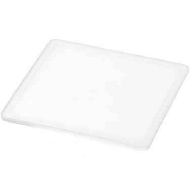 Logotrade promotional item image of: Ellison square plastic coaster with paper insert