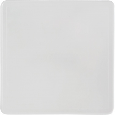 Logo trade promotional merchandise picture of: Renzo square plastic coaster