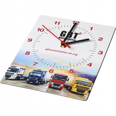 Logo trade promotional item photo of: Brite-Clock® rectangular wall clock