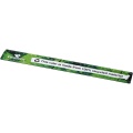 Terran 30 cm ruler from 100% recycled plastic, Solid black