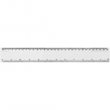 Logo trade advertising product photo of: Renzo 30 cm plastic ruler