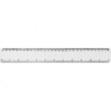 Logo trade advertising products image of: Renzo 30 cm plastic ruler