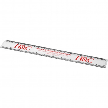 Logo trade advertising products image of: Renzo 30 cm plastic ruler