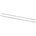 Renzo 30 cm plastic ruler, White