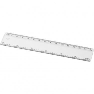 Logo trade business gift photo of: Renzo 15 cm plastic ruler