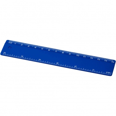 Logo trade promotional giveaways image of: Renzo 15 cm plastic ruler