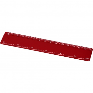 Logo trade business gift photo of: Renzo 15 cm plastic ruler