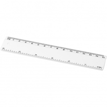 Logo trade advertising products picture of: Renzo 15 cm plastic ruler