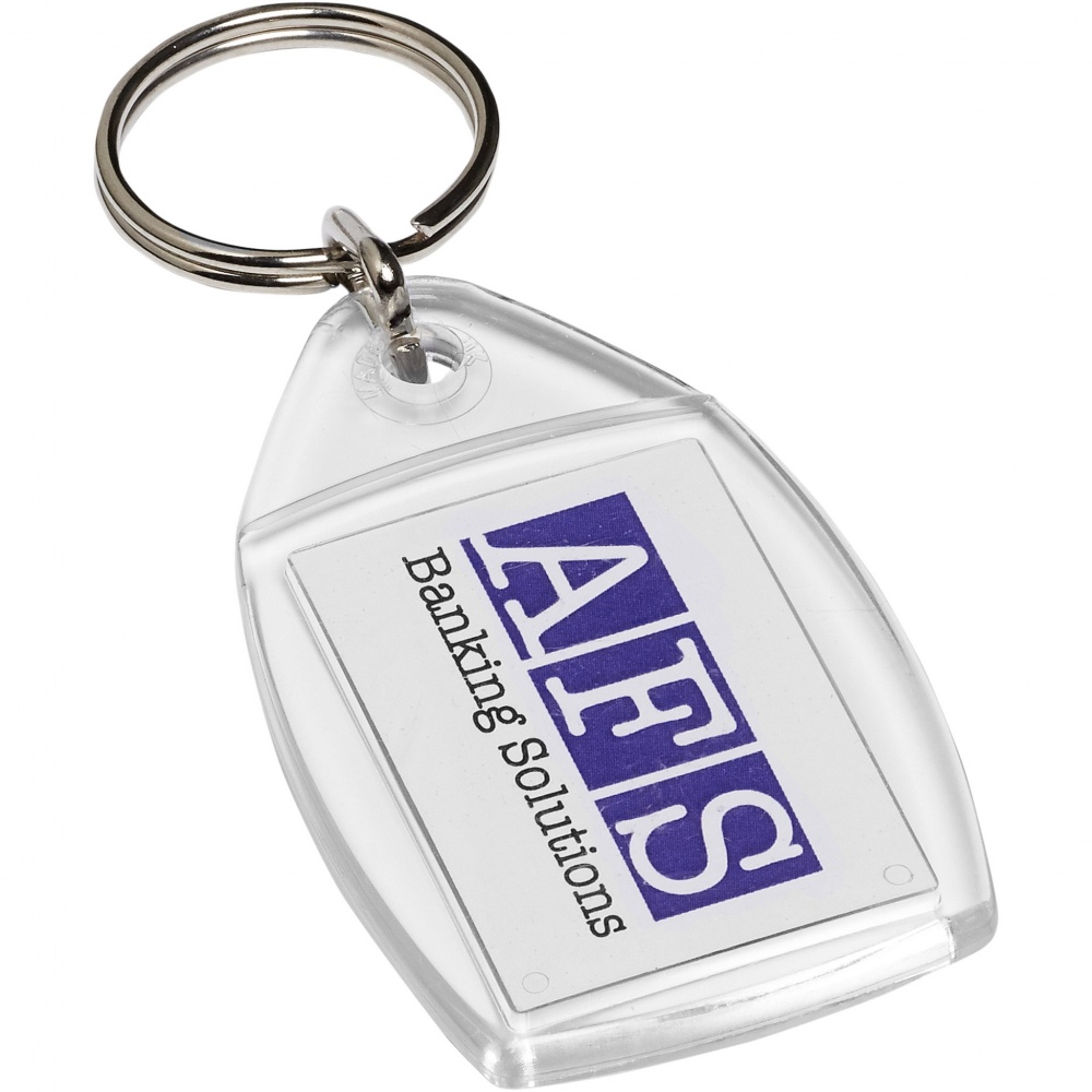 Logotrade corporate gift image of: Rhombus keychain