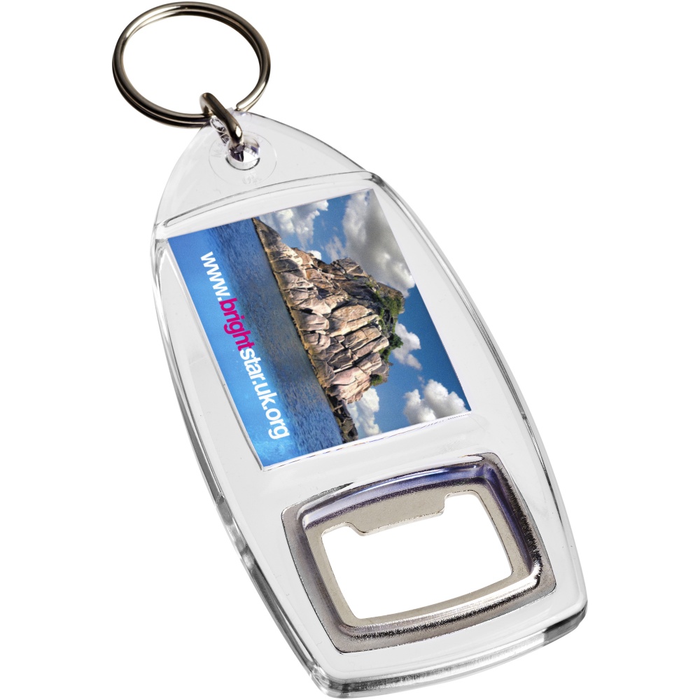 Logo trade business gift photo of: Jibe R1 bottle opener keychain