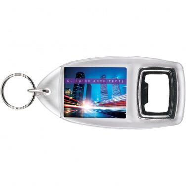 Logo trade corporate gifts image of: Jibe R1 bottle opener keychain