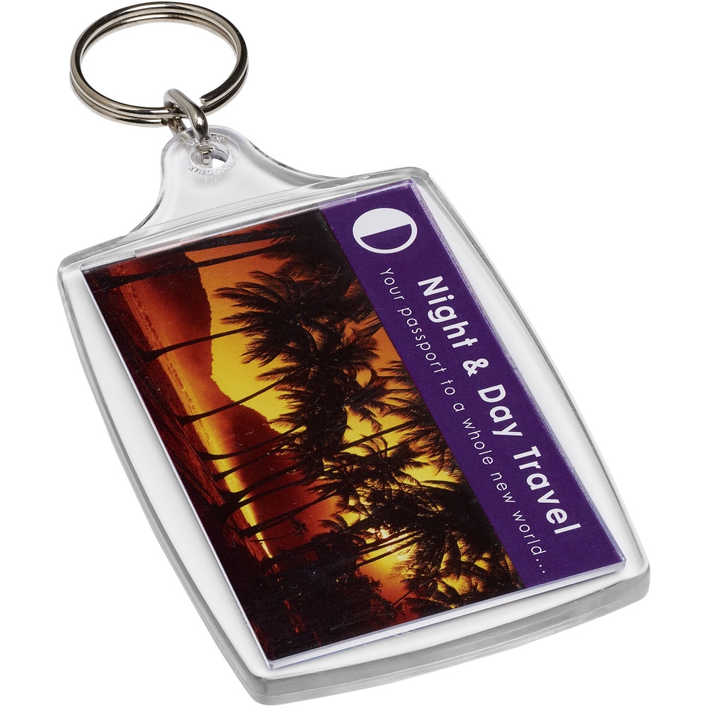 Logo trade promotional item photo of: Orca L4 large keychain