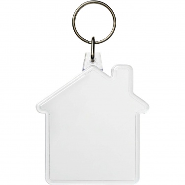 Logo trade corporate gifts picture of: Combo house-shaped keychain