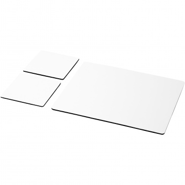 Logotrade promotional merchandise picture of: Q-Mat® mouse mat and coaster set combo 3