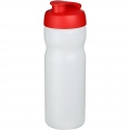 Baseline® Plus 650 ml flip lid sport bottle, Transparent / Red