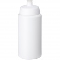 Baseline® Plus grip 500 ml sports lid sport bottle, White